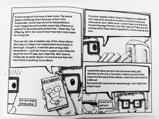 Zine page for Milo Goes to Diversity and Equality Training