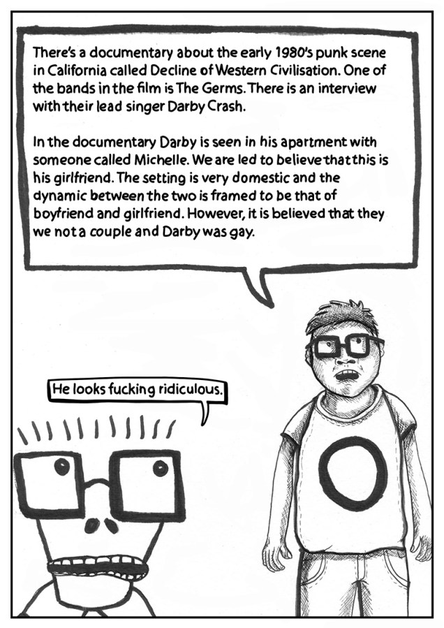 Zine page for Milo Goes to Diversity and Equality Training