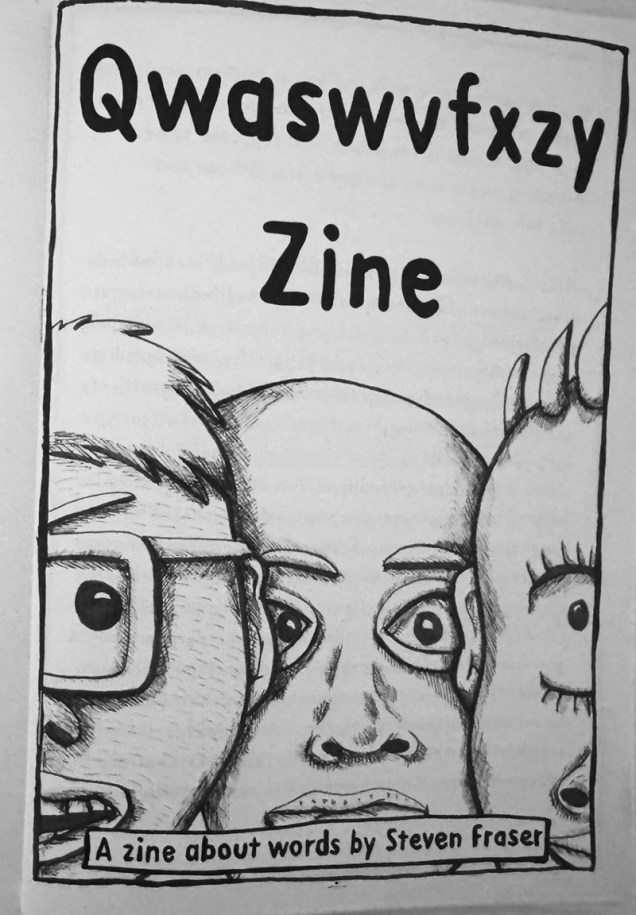 Zine page for Qwaswvfxzy Zine