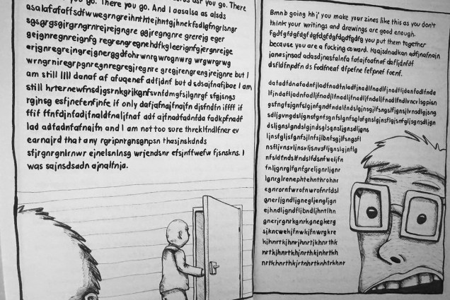 Zine page for Qwaswvfxzy Zine