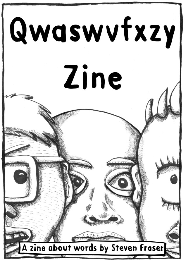 Zine page for Qwaswvfxzy Zine