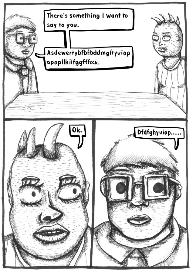 Zine page for Qwaswvfxzy Zine