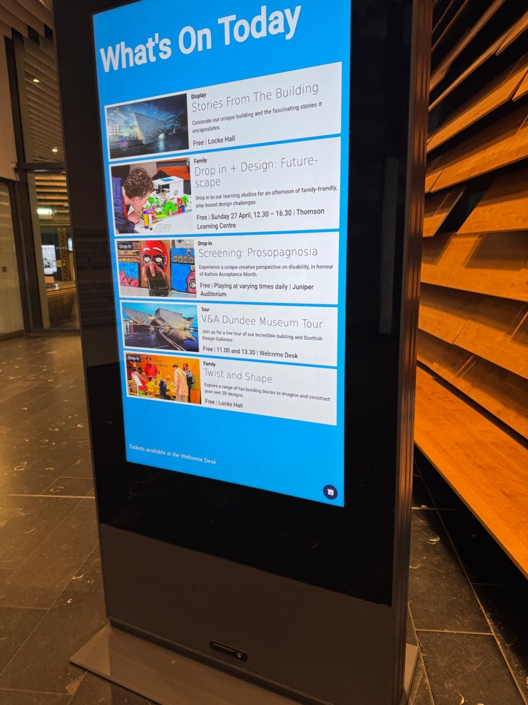 Prosopagnosia at V&A Dundee 