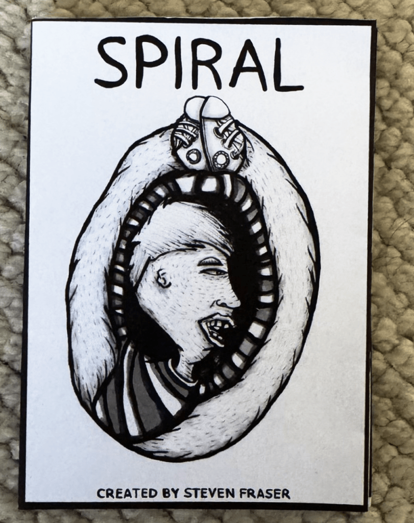 Photo of the front cover of Spiral.